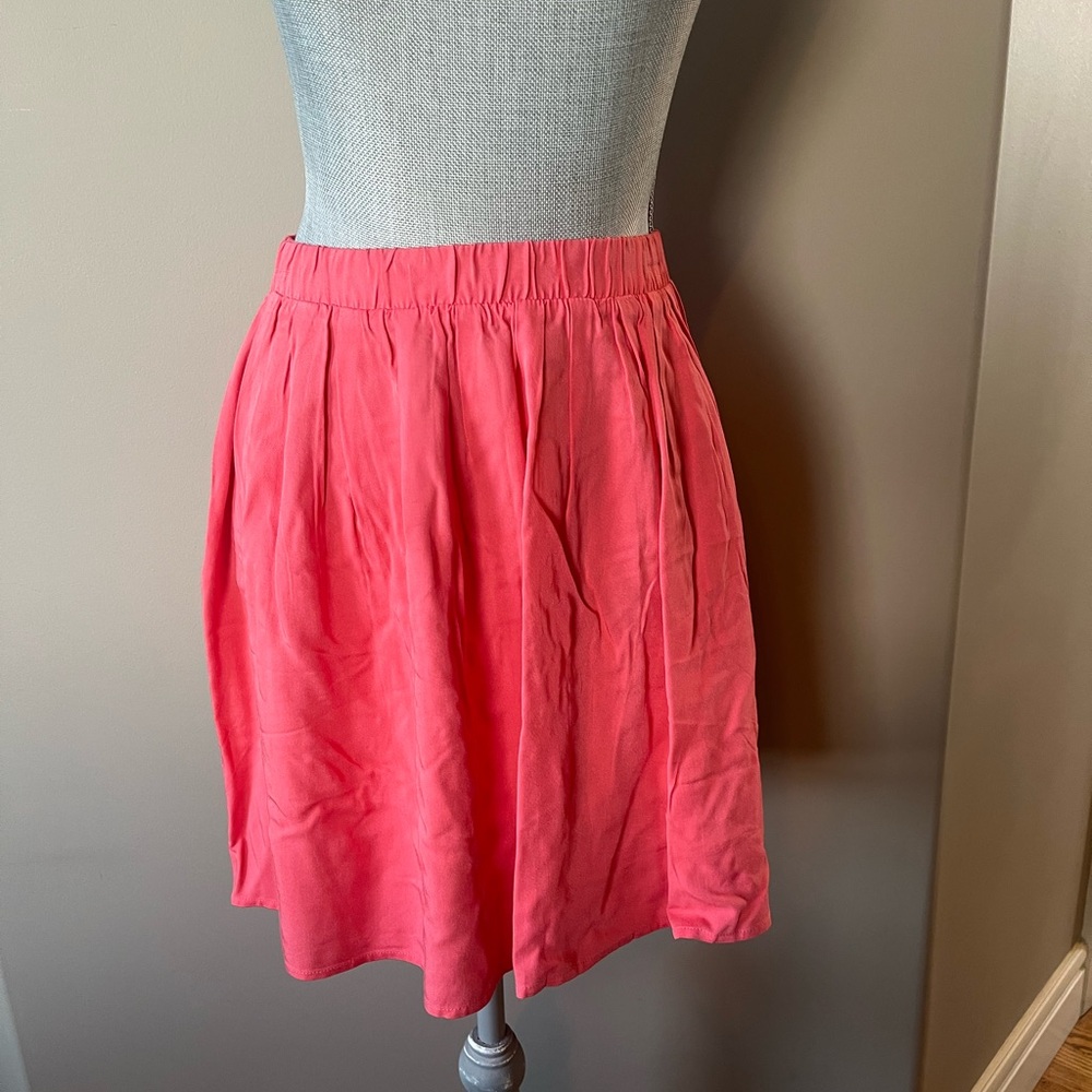 Old Navy Coral Knee-Length Skirt